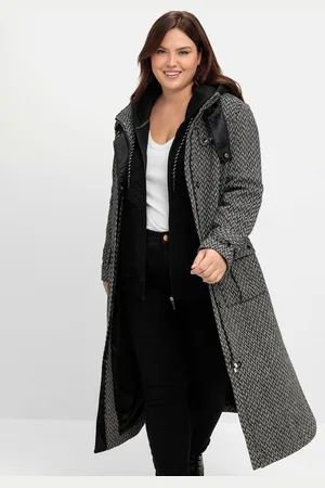 Sheego Trenchcoat »Mantel im Cargo-Stil, mit Stehkragen«, im Cargo-Stil, mit Stehkragen