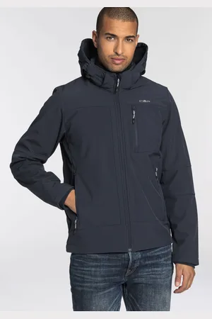 CMP Softshelljacke, (1 St.), mit Kapuze, Wasserabweisend & Winddicht & Atmungsaktiv