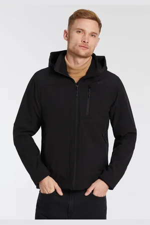 CMP Softshelljacke, (1 St.), mit Kapuze, Wasserabweisend & Winddicht & Atmungsaktiv