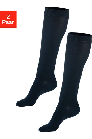 H.I.S Stützkniestrümpfe, (Packung, 2 Paar), ideal auf Reisen