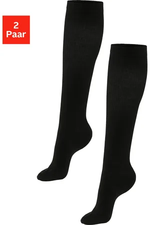 H.I.S Stützkniestrümpfe, (Packung, 2 Paar), ideal auf Reisen
