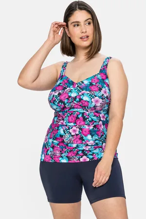 Sheego Badehose »Bade-Radler mit Raffung, Shape-Radlerschnitt«, mit Raffung, Shape-Radlerschnitt
