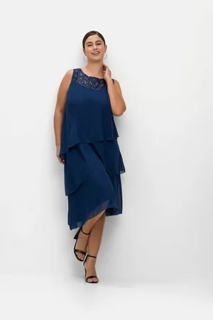 Sheego Cocktailkleid »Cocktailkleid im Layerlook, mit Pailletten«, im Layerlook, mit Pailletten