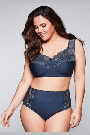 Sheego Slip »Taillenslip mit leicht transparenter Spitze«, (1 St.), mit leicht transparenter Spitze