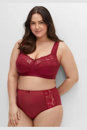 Sheego Slip »Taillenslip mit leicht transparenter Spitze«, (1 St.), mit leicht transparenter Spitze