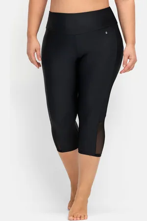 Sheego Badehose »Capri-Badehose mit innenliegendem, fixiertem Slip«, mit innenliegendem, fixiertem Slip