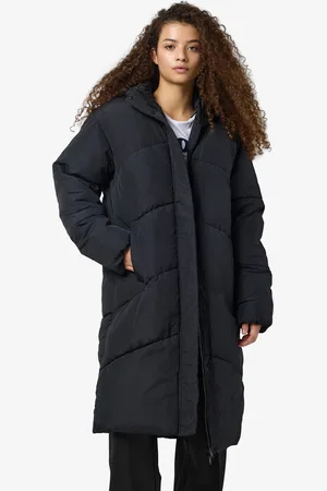 Noisy May Steppjacke »NMTENNA L/S LONG JACKET NOOS«, mit Kapuze