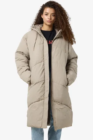 Noisy May Steppjacke »NMTENNA L/S LONG JACKET NOOS«, mit Kapuze
