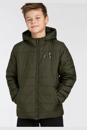 PUMA Winterjacke »ESS HOODED PADDED JACKET«, mit Kapuze