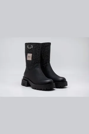 Replay Stiefel »BRIGHT«, Bikerboots, Plateaustiefel mit trendigen Metallic-Details