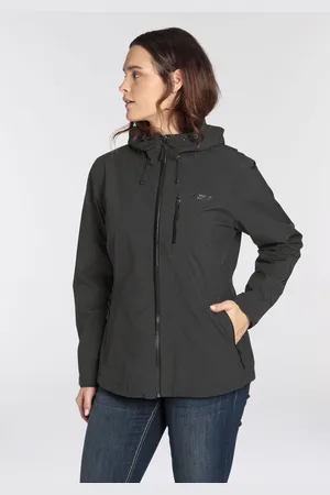 Maier Sports Funktionsjacke, mit Kapuze, Wasserdichte Übergangsjacke, auch in großen Größen erhältlich