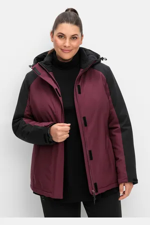 Sheego Outdoorjacke »Funktionsjacke atmungsaktiv, wasser- und winddicht«, mit Kapuze, atmungsaktiv, wasser- und winddicht