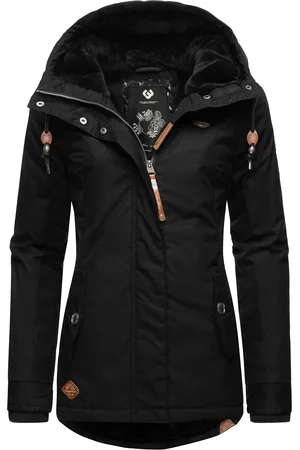 Ragwear Winterjacke »Winterjacke Monade«, mit Kapuze, Damen Winterparka mit Kapuze und m. Fleece gefüttert