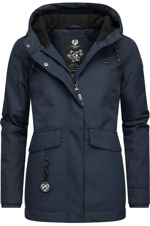 Ragwear Wintermantel »Winterjacke Jazmin Remake II Intl.«, wasserdichte Outdoorjacke aus recyceltem Material