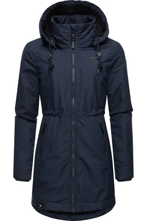 Ragwear Wintermantel »Winterjacke Dakkota«, Wasserdichter Winterparka mit Teddyfleece Innenfutter