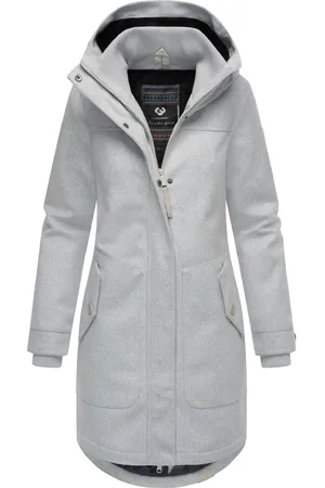 Ragwear Wintermantel »Wintermantel Jannisa Coat«, Klassischer Damen Kurzmantel mit Kapuze
