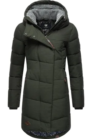Ragwear Wintermantel »Wintermantel Pavla«, stylischer Winterparka mit Teddyfutter und Kapuze