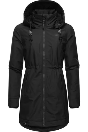 Ragwear Wintermantel »Winterjacke Dakkota«, Wasserdichter Winterparka mit Teddyfleece Innenfutter