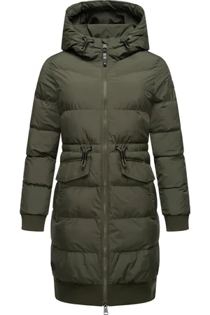 Ragwear Steppmantel »Steppmantel Briosh«, Wasserdichter Damen Wintermantel mit Kapuze