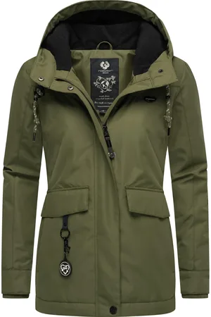 Ragwear Wintermantel »Winterjacke Jazmin Remake II Intl.«, wasserdichte Outdoorjacke aus recyceltem Material