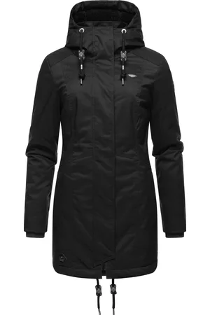 Ragwear Wintermantel »Winterjacke Tunned«, stylischer Winterparka mit Teddyfell Innenfutter