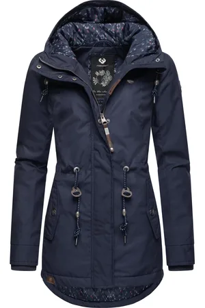 Ragwear Wintermantel »Winterjacke Monadis Black Label«, stylischer Winterparka für die kalte Jahreszeit
