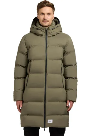 Khujo Steppmantel »Steppmantel Caius2-YM«, Stylischer Herren Wintermantel mit Kapuze