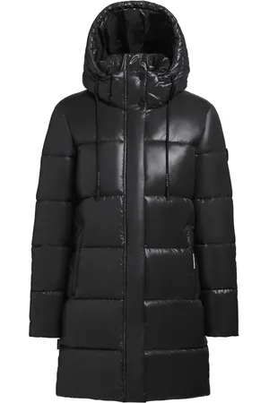 Khujo Steppjacke »Steppjacke Jadet2-YM«, mit Kapuze, Schimmernder Winter Kurzmantel mit abnehmbarer Kapuze
