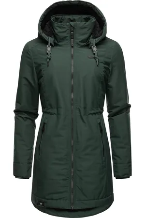 Ragwear Wintermantel »Winterjacke Dakkota«, Wasserdichter Winterparka mit Teddyfleece Innenfutter