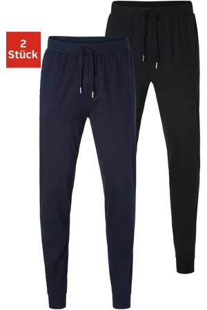 AUTHENTIC LE JOGGER Schlafhose, (Packung, 2), aus weicher Single Jersey Ware
