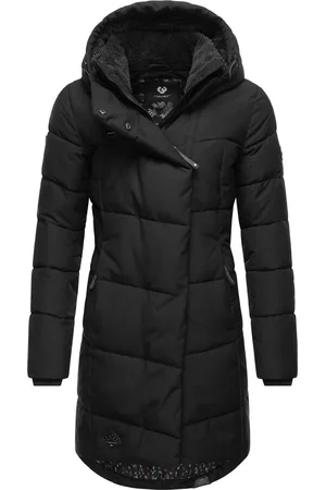 Ragwear Wintermantel »Wintermantel Pavla«, stylischer Winterparka mit Teddyfutter und Kapuze