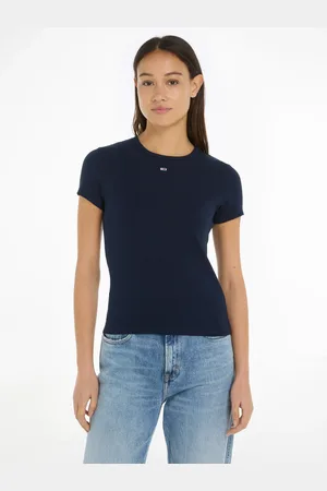 Tommy Hilfiger T-Shirt »TJW SLIM ESSENTIAL RIB SS«, mit gerippter Struktur