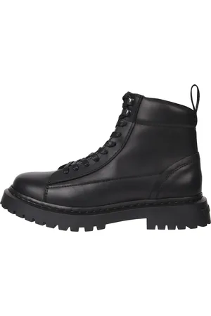 Tommy Hilfiger Schnürstiefelette »TJM LACE UP BOOT«, Blockabsatz, Schnürboots in derber Optik