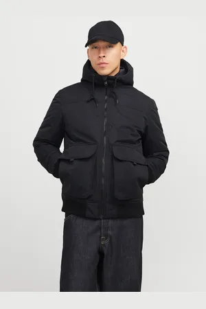 JACK & JONES Bomberjacke »JJCONSTRUCT BOMBER«, mit Kapuze