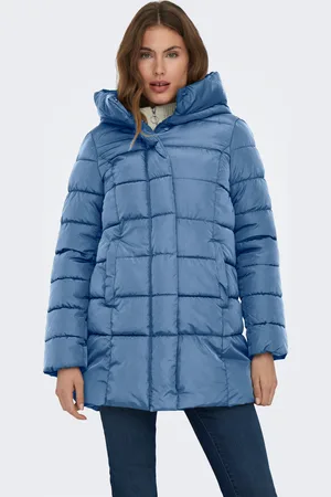 ONLY Steppjacke »ONLLINA PUFFER COAT CC OTW«, mit Kapuze