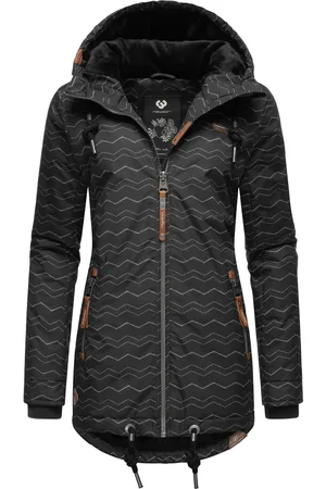 Ragwear Winterjacke »Winterjacke Zuzka Winter«, mit Kapuze, Wasserdichter Winterparka mit Teddyfleece Innenfutter