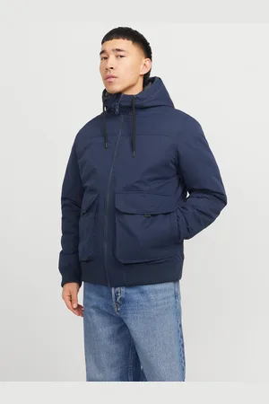 JACK & JONES Bomberjacke »JJCONSTRUCT BOMBER«, mit Kapuze