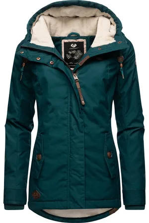Ragwear Winterjacke »Winterjacke Monade«, mit Kapuze, Damen Winterparka mit Kapuze und m. Fleece gefüttert