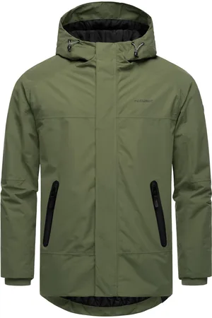 Ragwear Winterjacke »Winterjacke Hatar«, mit Kapuze, Wasserdichte Herren Outdoorjacke mit großer Kapuze