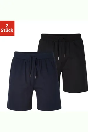 AUTHENTIC LE JOGGER Schlafshorts »kurze Relaxshort, mit Kordel, Jogginghose,«, aus reiner Baumwolle