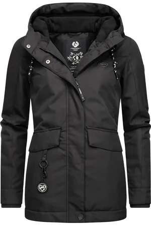 Ragwear Wintermantel »Winterjacke Jazmin Remake II Intl.«, wasserdichte Outdoorjacke aus recyceltem Material