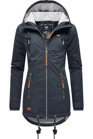 Ragwear Winterjacke »Winterjacke Zuzka Winter«, mit Kapuze, Wasserdichter Winterparka mit Teddyfleece Innenfutter