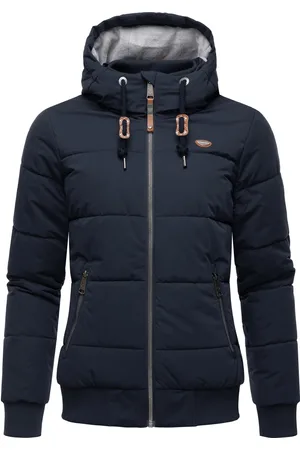 Ragwear Steppjacke »Winterjacke Nuggys Solid«, mit Kapuze, stylische und taillierte Winterjacke