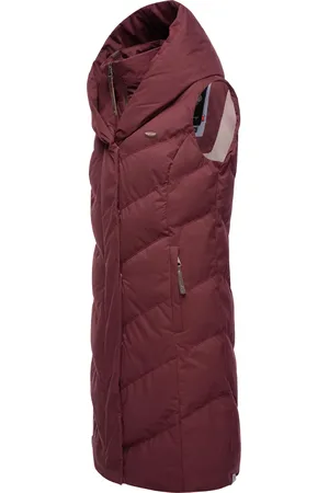 Ragwear Steppweste »Steppweste Natalka Vest«, (1 tlg.), stylische, gesteppte Winterweste mit gefütterter Kapuze