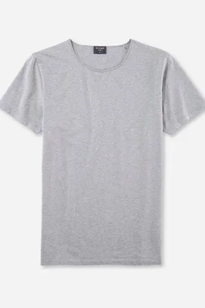Olymp T-Shirt »Casual«, mit Rollkante am Ausschnitt