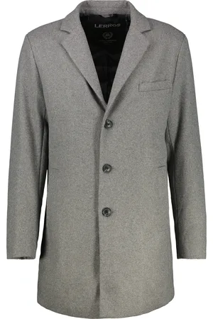 Lerros Langjacke » Eleganter Mantel mit Reverskragen und Wollanteil«, ohne Kapuze, Keine Angabe