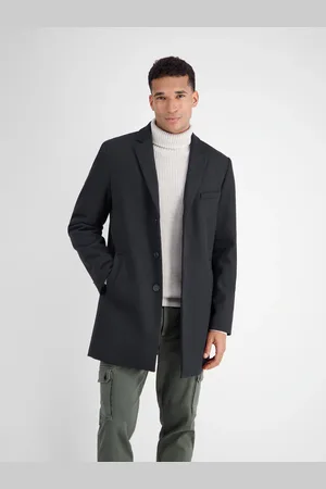 Lerros Langjacke » Eleganter Mantel mit Reverskragen und Wollanteil«, ohne Kapuze, Keine Angabe