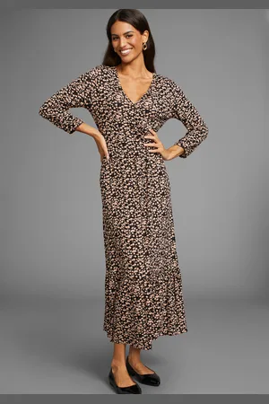 Laura Scott Jerseykleid, mit Wickel
