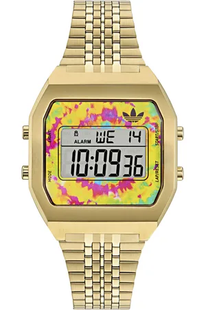 adidas Digitaluhr »DIGITAL TWO«, Quarzuhr, Armbanduhr, Herrenuhr, Damenuhr, unisex, Edelstahlarmband