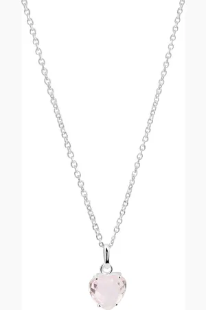 Firetti Kette mit Anhänger »Schmuck Geschenk Silber 925 Halsschmuck Halskette Ankerkette Herz«, mit Glasstein